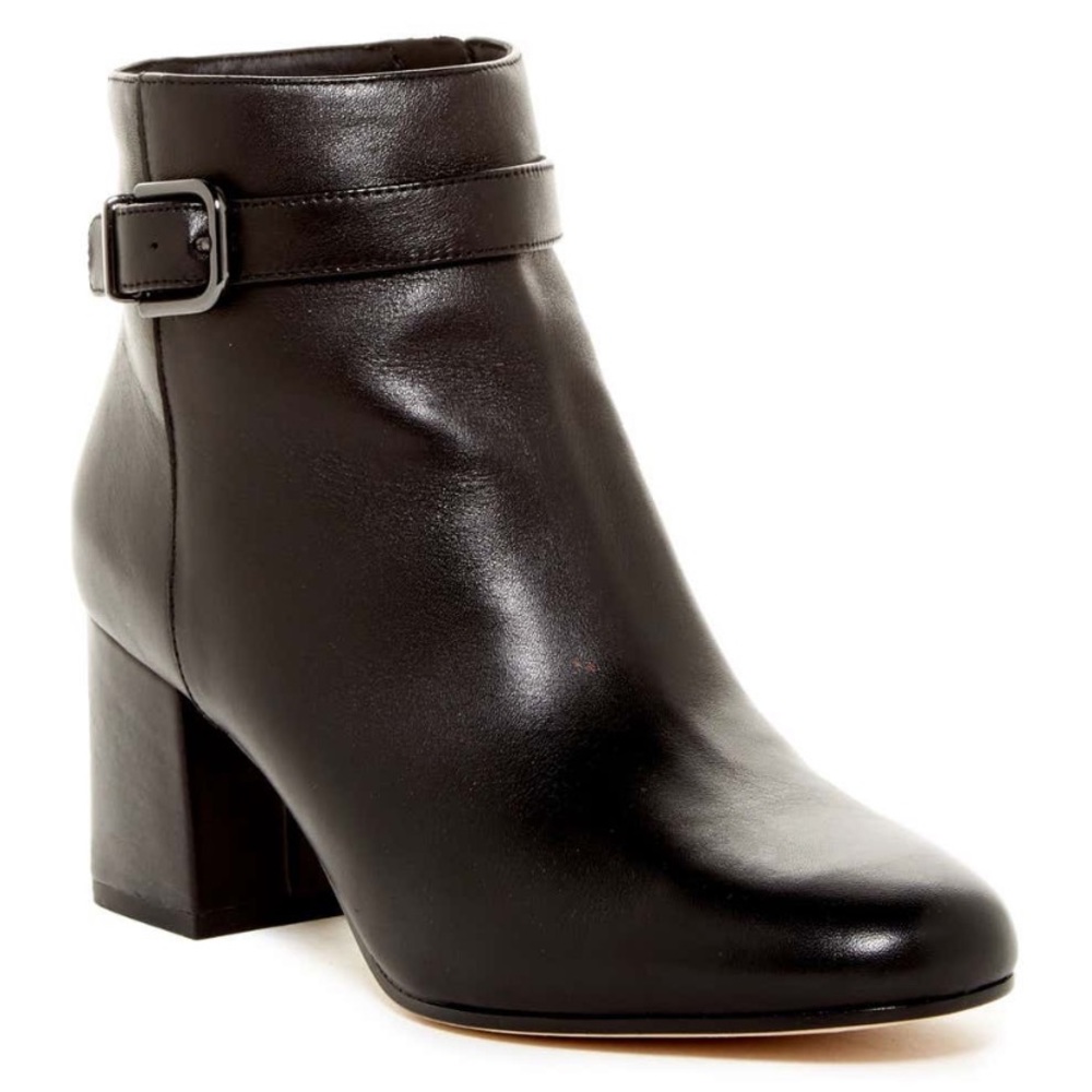 Via Spiga Maxine Ankle Strap Leather Bootie
